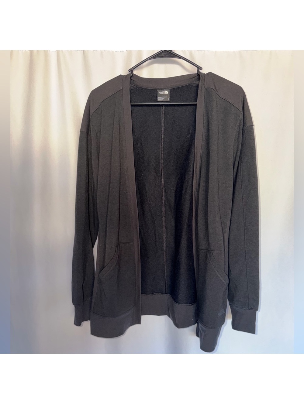The North Face Women's Star Rise Fleece Cardigan black size small oversized